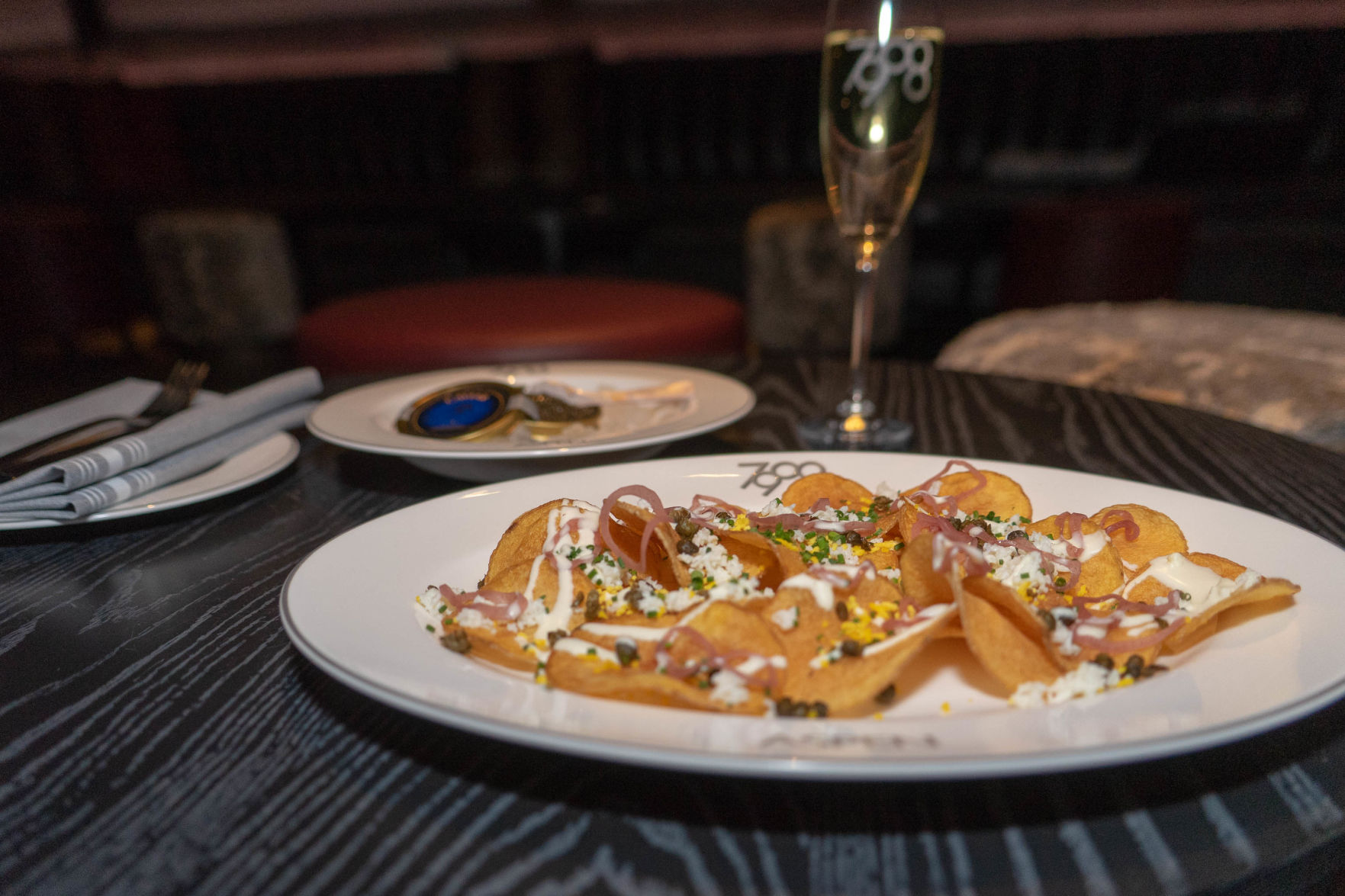 Caviar Nachos